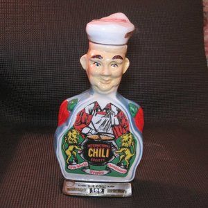 Vintage JIM BEAM Empty Decanter International Chili Society